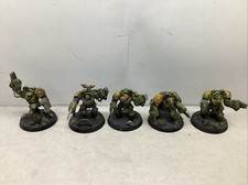 Warhammer 40k SPACE MARINES ASSAULT TERMINATORS x5 built painted CM6279