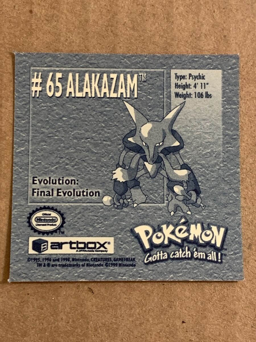 Alakazam evolution 1998