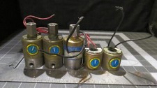 Lot of 3 Honeywell Skinner V5D53990 Solenoid Valve + 2 Coils  75psi 110/120v 10w