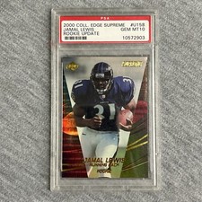2000 Collectors Edge Supreme #U158 Jamal Lewis Rookie Update Foil PSA 10