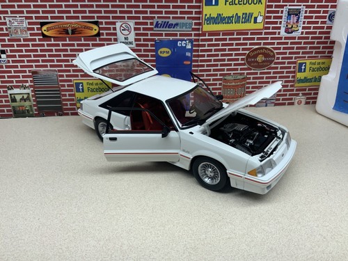 1/18 GMP 1988 Ford Mustang GT white red interior 19001 blemished LPD EXCL #310 - Bild 11 von 19