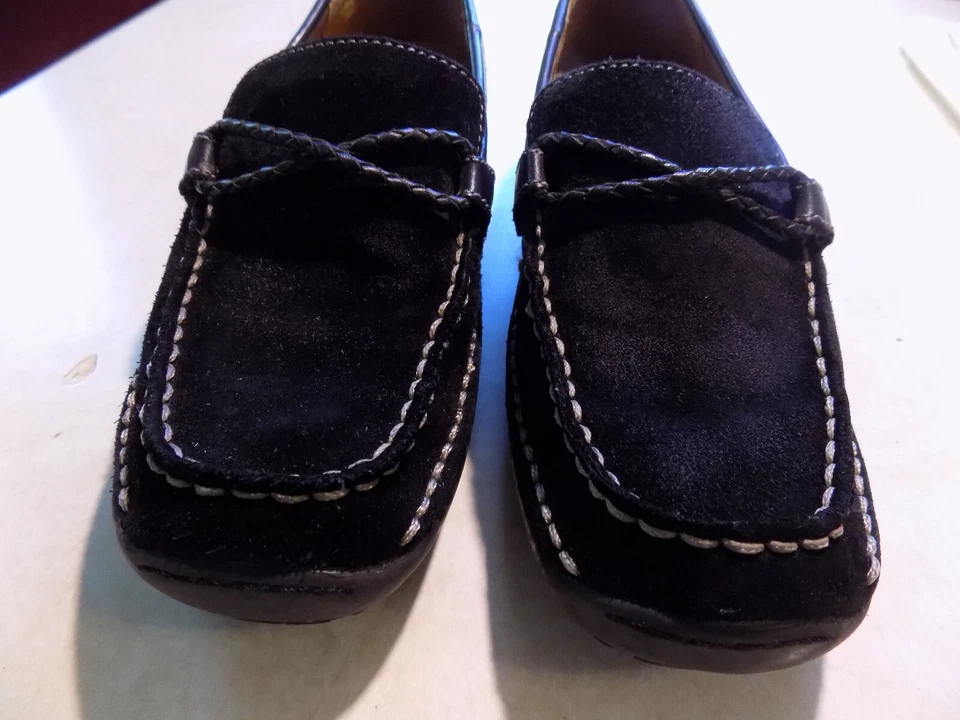 Mocasines Timberland Smart Comfort negros gamuza trenzados mocasín de conducción 7 M Foto 3 de 4