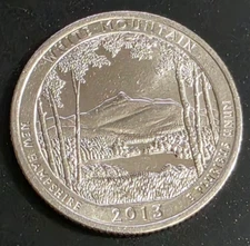 2013-D White Mountain National Park Quarter AU / MS