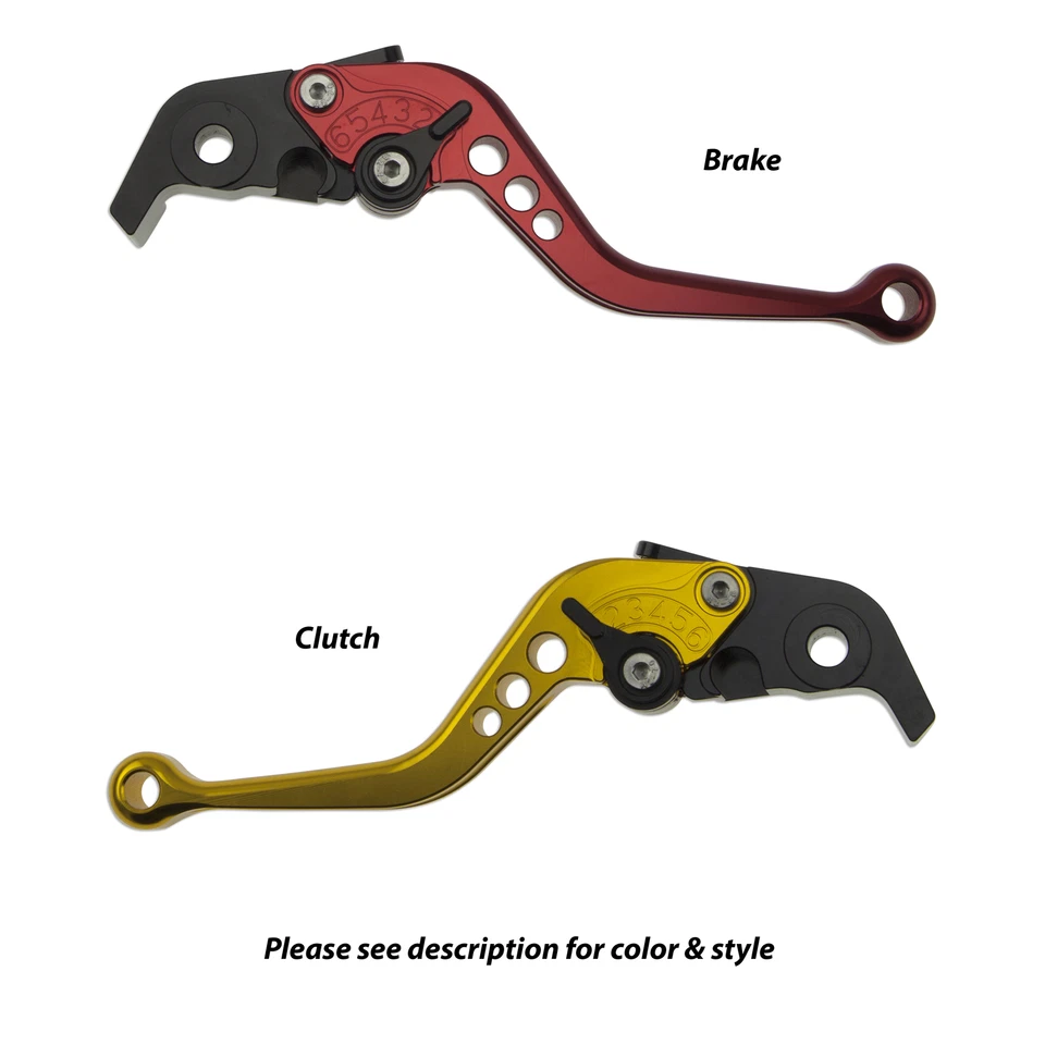 Hand Blue Ducati 1098 749 848 999 R S CNC Shorty Brake & Clutch Levers Finger - Image 4 of 4