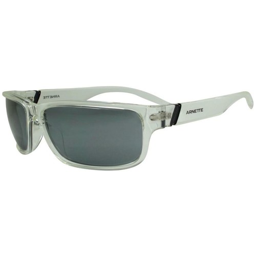 Arnette AN 4271 26346G Zoro Shiny Transparent Grey Mirror Lens Mens Sunglasses - Picture 1 of 4