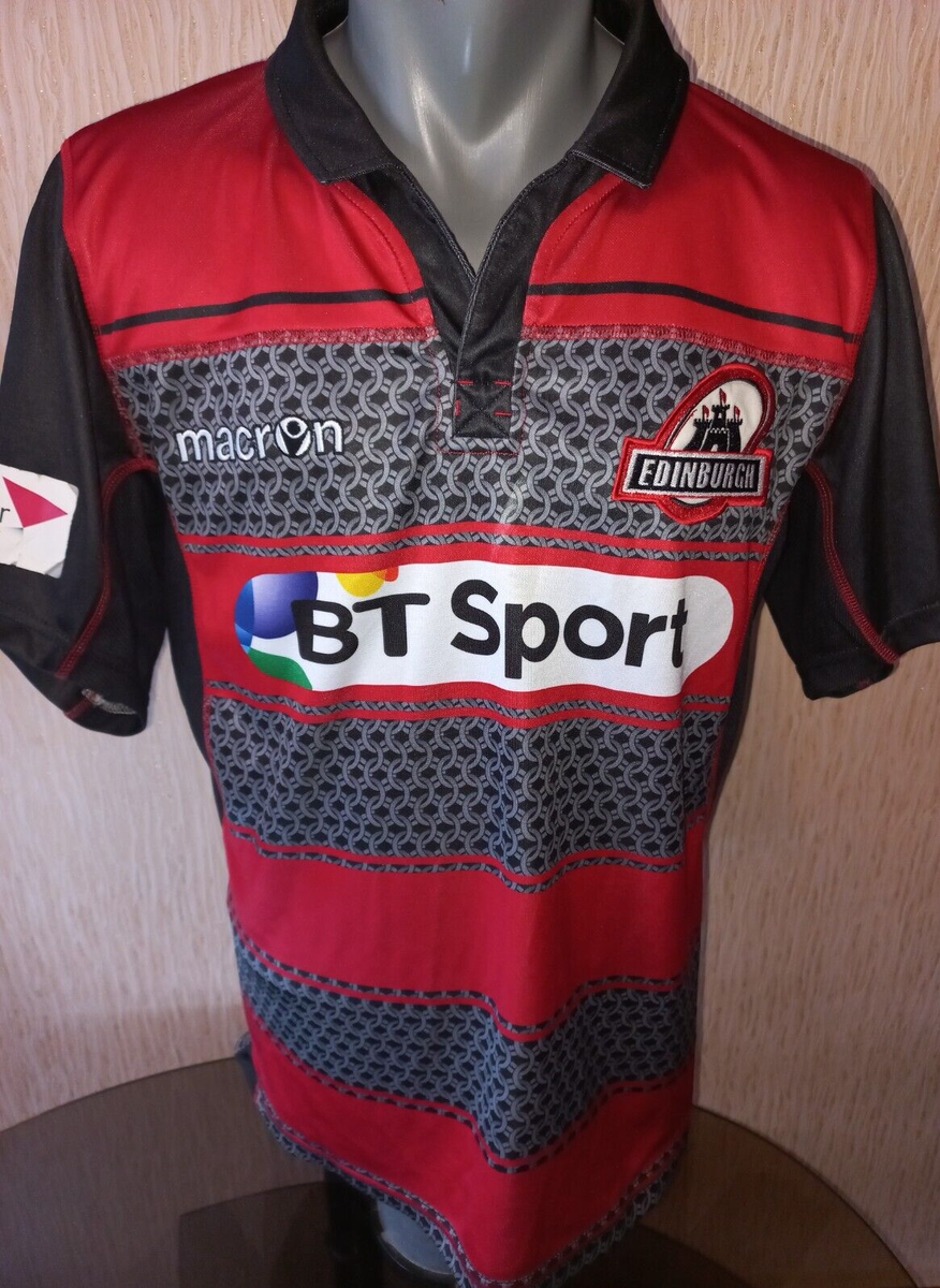 エディンバラ大学　ラグビーシャツ Macron Edinburgh rugby 2015 jersey shirt (Size M) | eBay