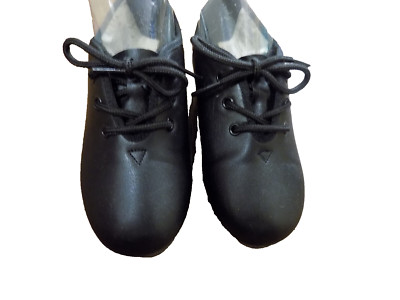 Revolution Dancewear Oxford Lace Up Jazz Tap Shoes Black 12.5 SEE MEASUREMENTS