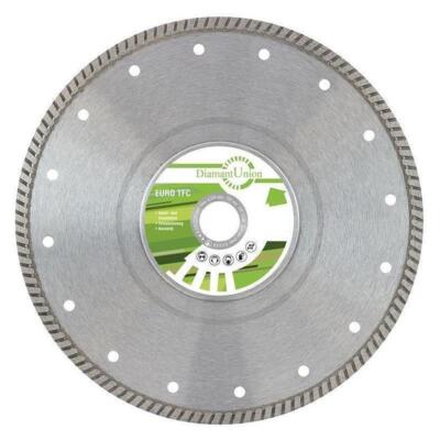 Diamanttrennscheibe Fliesen Feinsteinzeug Glas 250 mm TURBO Superdünn Euro-TFC