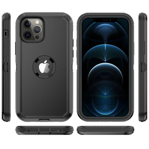 Funda protectora a prueba de golpes para teléfono iPhone 12 Pro 12 Pro Max + vidrio templado - Imagen 10 de 24