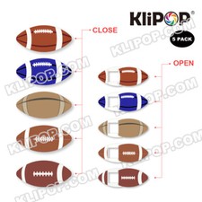 KLIPOP Webcam Privacy Camera Lens Cover for iPhones/Laptops 5 covers pk football