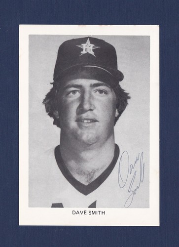 Dave Smith signed Houston Astros vintage team issued postcard - Picture 1 of 1