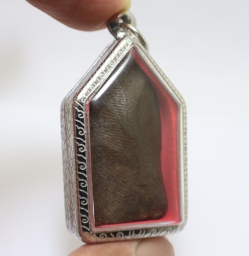 PHRA YODKHUNPHOL OF PHAYAO 1940s ANTIQUE THAI POWERFUL BUDDHA LUCKY RICH AMULET - Picture 5 of 7