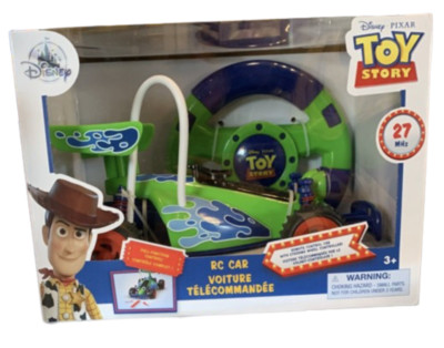 Disney Parks Toy Story Buzz Woody Green RC Car Remote Control New