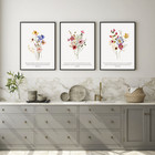 Set of 3 Bible Verses Wall Art Prints, Christian Scripture posters Romans,Isaiah