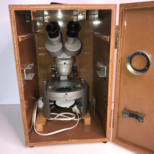 Olympus Tokyo Industrial Vintage Optical Microscope VT-ll Made in Japan G10X