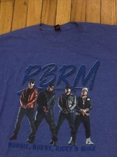 RBRM (New Edition) Tour Concert Blue T-Shirt XL Rap Hip Hop North American
