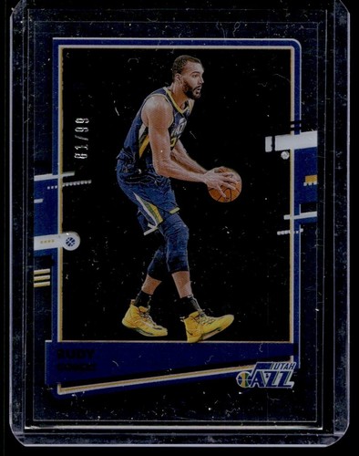 2020-21 Clearly Donruss Blue Rudy Gobert 01/99 #44