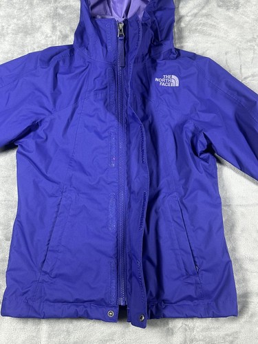 North Face Jacket Youth Girls S 7 8 Mountain View Triclimate Fleece Lining - Picture 4 of 16