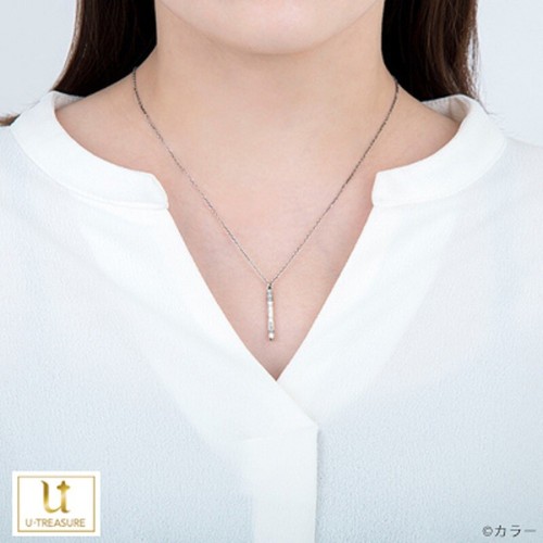 U-Treasure Evangelion "Unit Zero" Entry Plug Necklace Silver - Picture 4 of 8