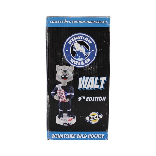 Wenatchee Washington Wild Hockey Bchl Walt Bobblehead Collectors 9th Edition Box - Picture 18 of 24