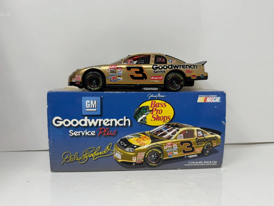 Action Nascar #3 Dale Earnhardt Sr. Bass Pro Shops 1998 Monte Carlo 1:24 Diecast Foto 3 de 4
