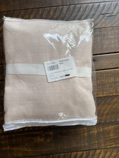 Pottery Barn Kids Evelyn Blackout Panel Linen Blend 44x96" Blush New