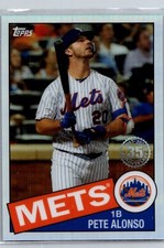 2020 Topps Chrome #85TC-18 Pete Alonso 1985 Topps Baseball