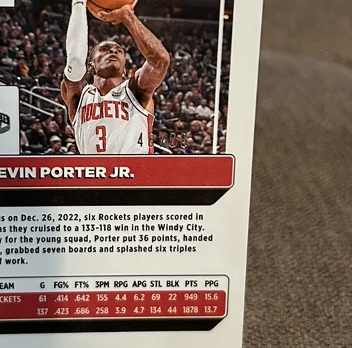 2022 Donruss Optic #146 Kevin Porter Jr /88 Choice | eBay