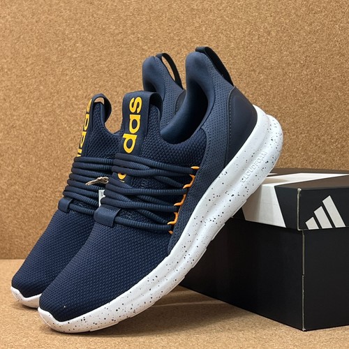 Adidas Lite Racer Adapt 7.0 Men's Running Shoes Size 8 Shadow Navy Orange