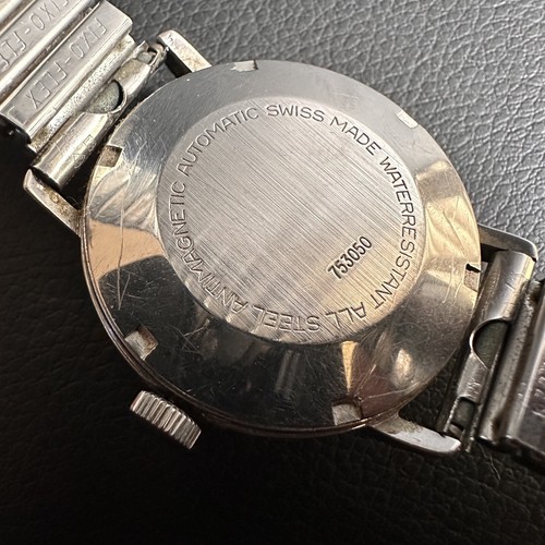 VINTAGE BWC SWISS AUTOMATIC 25 MADE 753050 GENTS WATCH WRISTWATCH WORKING - Picture 5 of 8