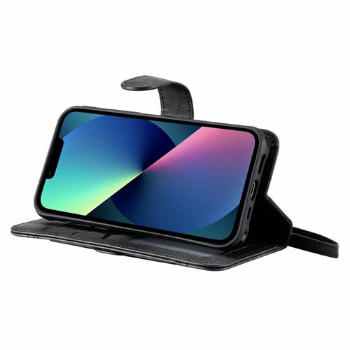 For iPhone 13 12 11 XS XR SE 6 7 8 Detachable Magnetic Wallet Leather Case Cover - Picture 19 of 48