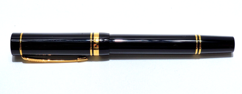 SUPER RARE! PARKER DUOFOLD FOR TIFFANY BLACK AND GOLD ROLLERBALL PEN (PEN ONLY) - 第 5/20 張圖片