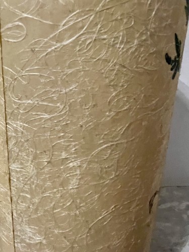 Mid Century Double Shade Lamp Pressed Parchment Paper Butterflies Works Vintage - Picture 22 of 22