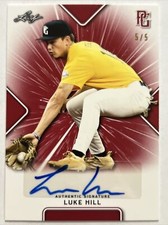 2021 LEAF PERFECT GAME LUKE HILL AUTO 5/5