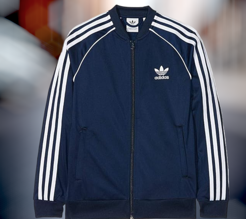 Adidas Youth Zip Navy Track Jacket CF8554 -Size Smell - Picture 2 of 5