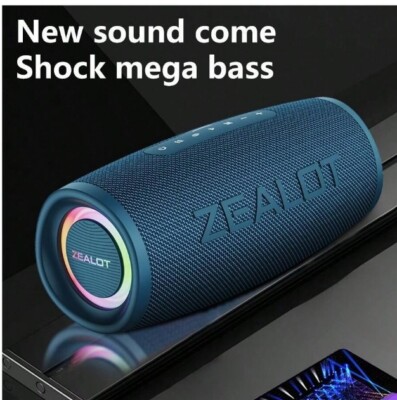 ZEALOT Bluetooth S56 40W 重低音・IPX6防水 ZEALOT-S56 Bluetooth Speaker 40W Output Power Bluetooth