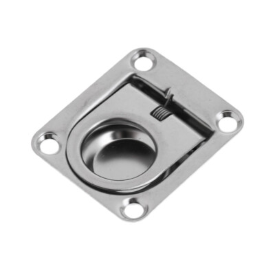 42 x 36mm Edelstahl Luke Locker Lift Griff Ring Pull Hardware Flush Mount