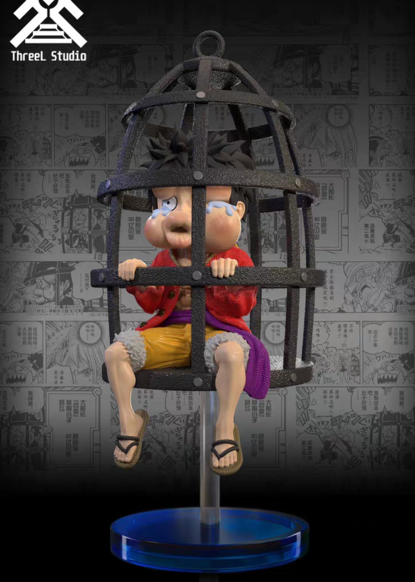ThreeL Studio One Piece Cage Monkey D Luffy Resin Statue Pre