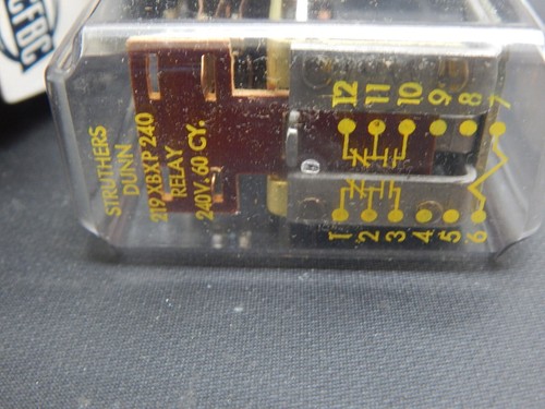 STRUTHERS-DUNN DUNCO 219XBXP-240VAC RELAY 219XBXP 240VAC - USA FAST SHIPPING - Picture 3 of 4