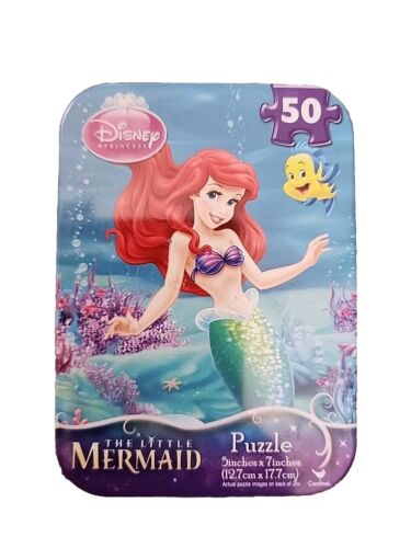 Disney Princess The Little Mermaid Ariel 50pc Puzzle in Collectible Tin 5' x 7'