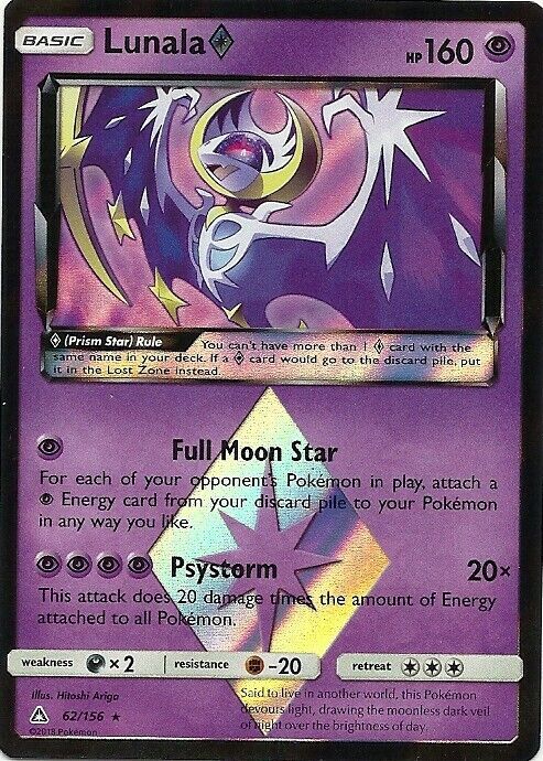 Carta Pokémon Lendário Solgaleo Prisma 89/156 Ultra Prisma