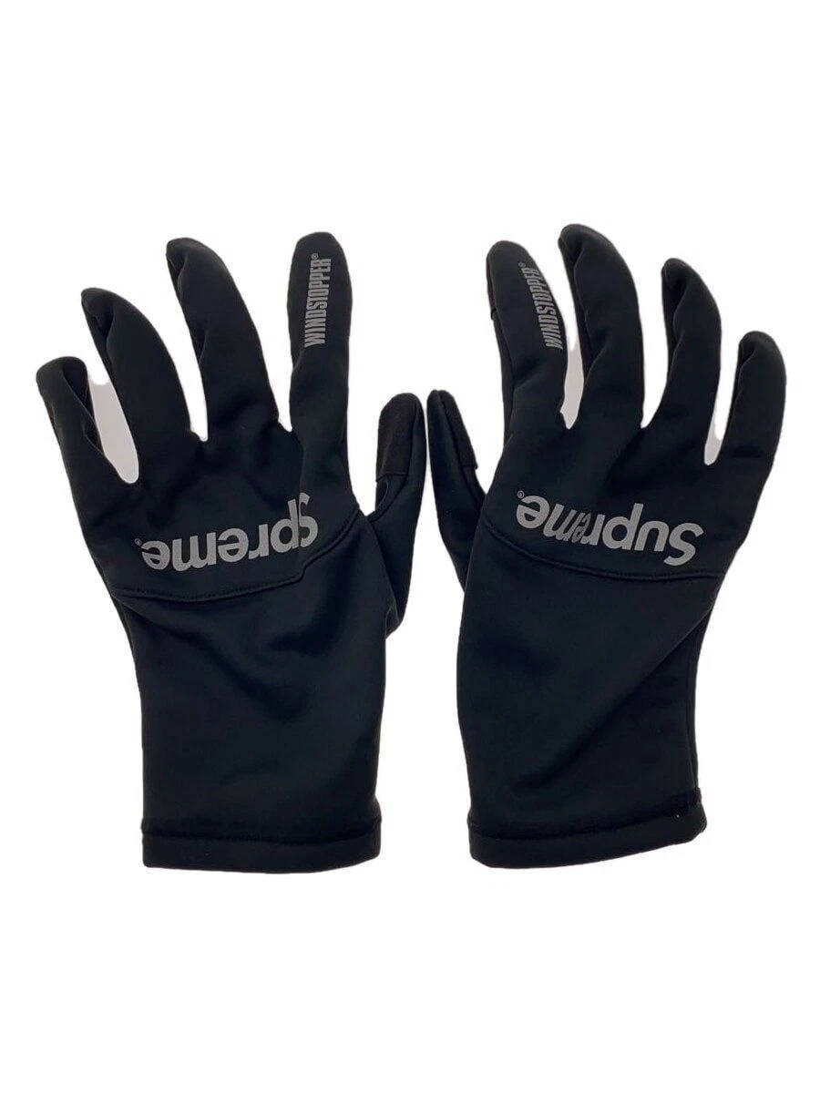 Gants Supreme 21FW WINDSTOPEER Estimée Taille L XL Noir Uni Homme Occasion