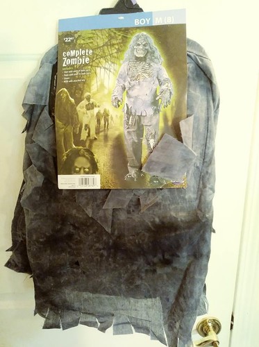 KOMPLETTES ZOMBIE KINDER HALLOWEEN KOSTÜM VON FUN WORLD JUNGE MEDIUM (8) KOSTENLOSER VERSAND - Bild 2 von 6