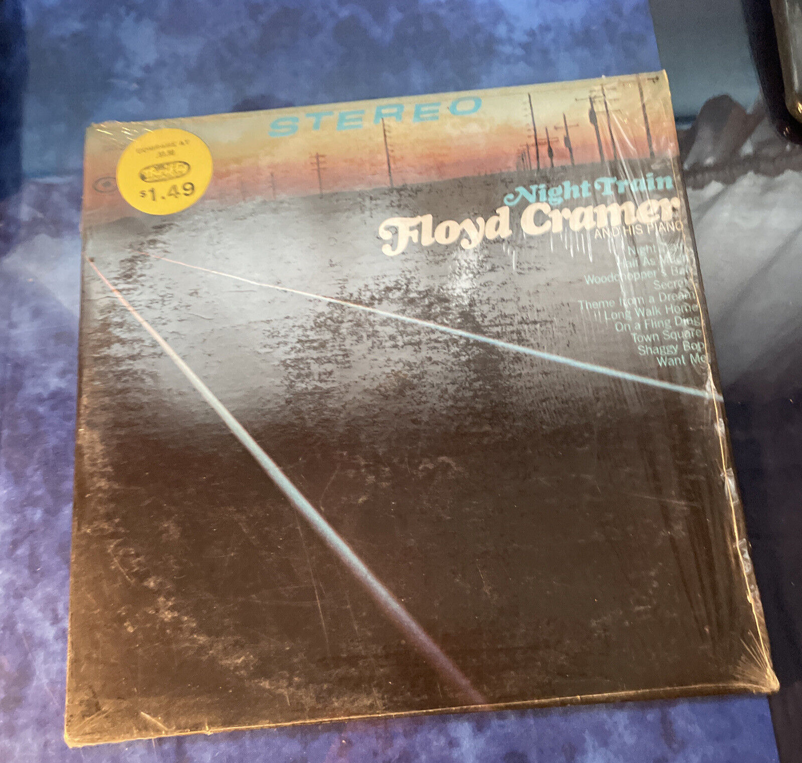 FLOYD CRAMER NIGHT TRAIN VINYL ALBUM IN SHRINK RCA CAMDEN CAS 2152 NM/EX