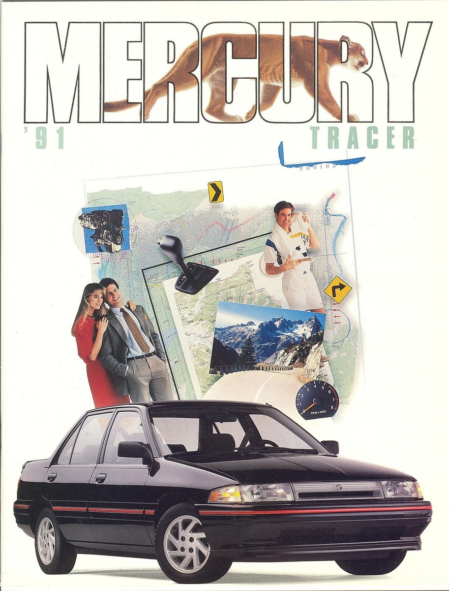 1991 Mercury Tracer Sales Brochure LTS/Sedan/Wagon | eBay