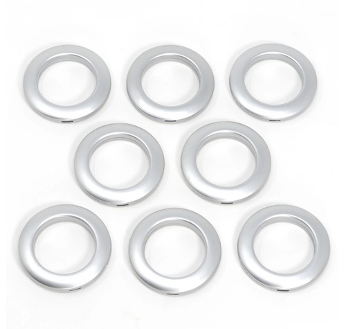 DRITZ -- Curtain Grommets (Brushed Silver) --- (1-9/16" Inner Diameter) -- 8/Pkg - Picture 4 of 5