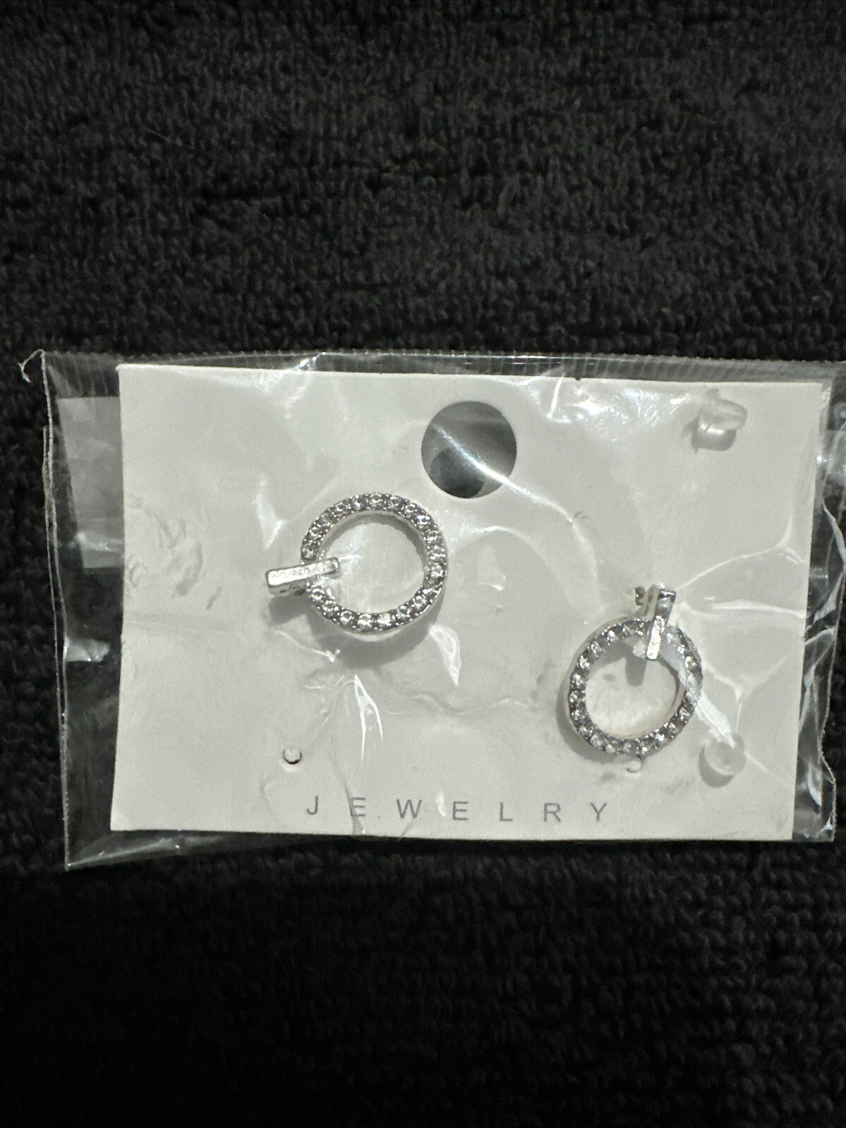 Stud Earrings, Sparkle Circle Costume Jewellery-image