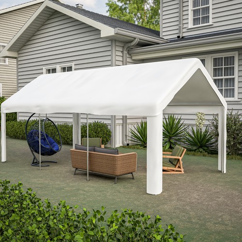 Partyzelt 3x6m Festzelt Pavillon Gartenzelt mit Fenstern Bierzelt weiß UV Schutz - Bild 9 von 9