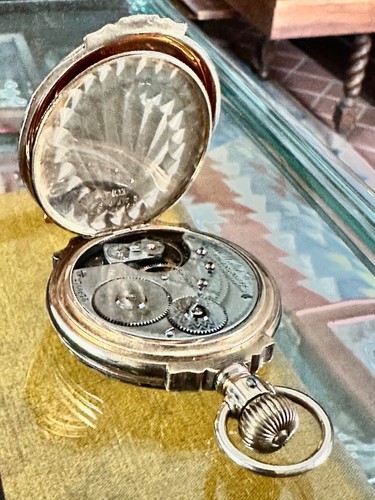 American Waltham Watch Co. 1872 MODEL 14k GOLD BOX HINGED 1885 - Picture 8 of 17