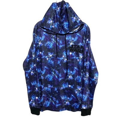 Disney Parks Star Wars Our Universe Cosmic Galaxy Hoodie Sweatshirt Mens S NWT